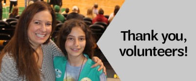 Thank you volunteers image description unavailable